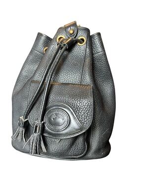 Vintage Dooney & Bourke Sling Backpack, Black